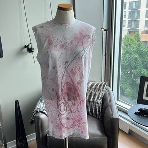 New Redemption Long Sleeveless Muscle Tank Top Size Small